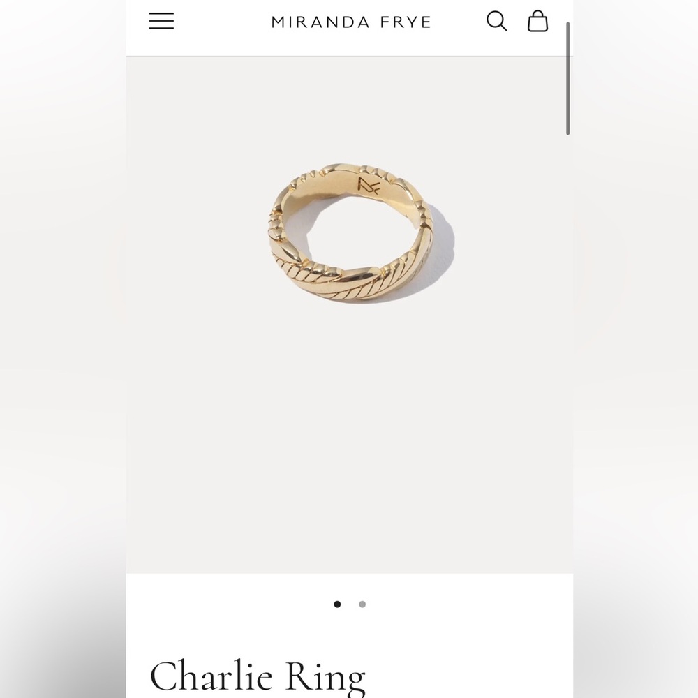 Miranda Frye Charlie ring